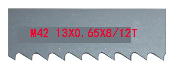 5 Stuks Draagbare Bandzaagbladen 1140 Bandzaagblad M42 Bimetaal Metaal Snijden 1140 1638 13 0.65mm 14/18 6 6/10 10/14 14 24TPI