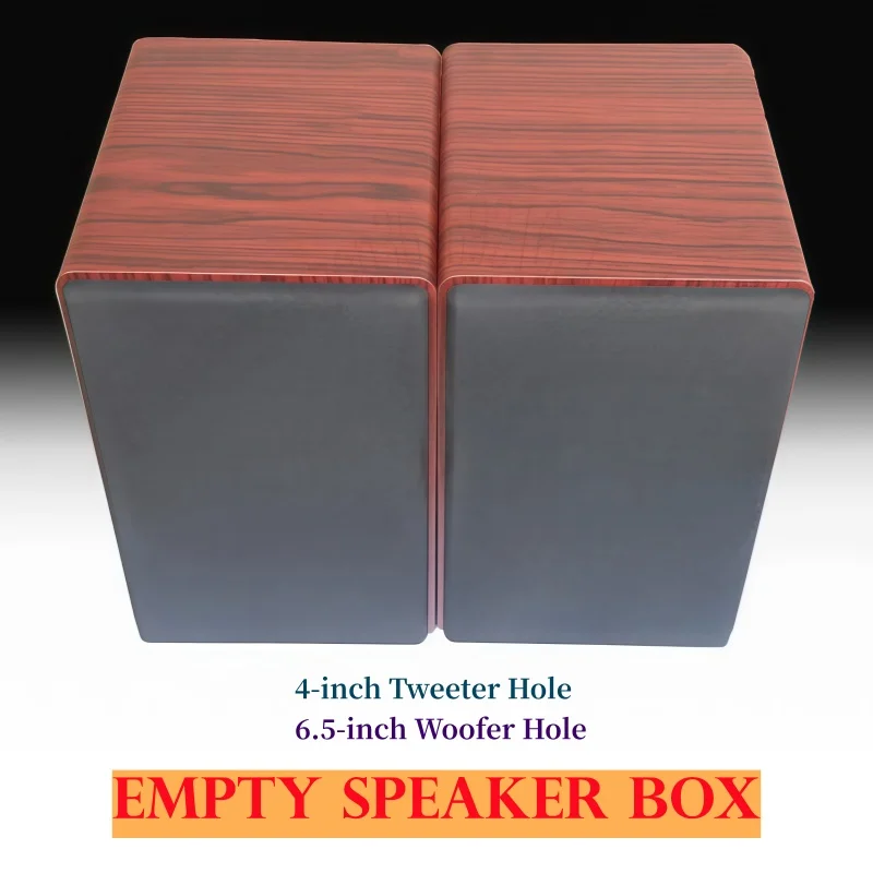 

6.5-inch Woofer 4-inch Tweeter Speaker Empty Box,Maze Speaker Box,DIY Speaker Housing,1Piece Sound Box,CanCustomizable Hole Size