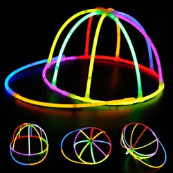 Glow in the Dark Cap Fluorescent Hat for Party Fashion Street Headwear Hip Hop Caps for Performance DIY Men Women