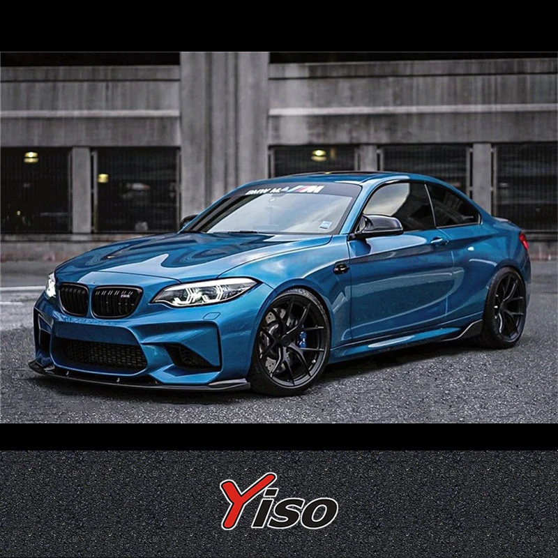 Suitable for M2 Carbon fiber Front Spoiler Modified encirclement Front Lip Aerodynamic kit M2 3D Design Front Lip