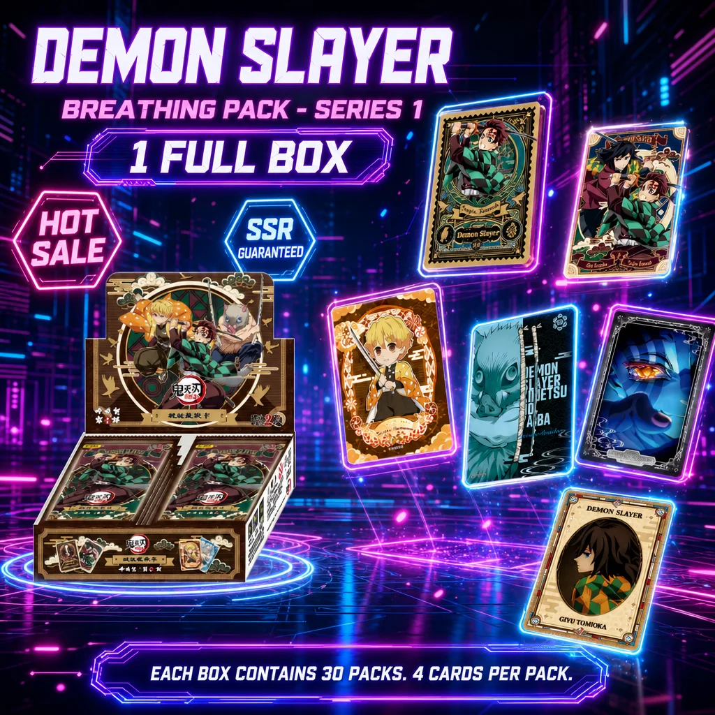 Official Genuine Kayou Anime Peripheral Ghost Slayer Card, Dawn Collection Card, Breathing Bag, Holiday Surprise Gift For Friend