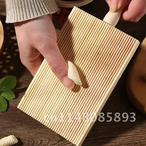 Wooden Garganelli Board Practical Pasta Gnocchi Macaroni Board Making Kitchen Cooking Tools