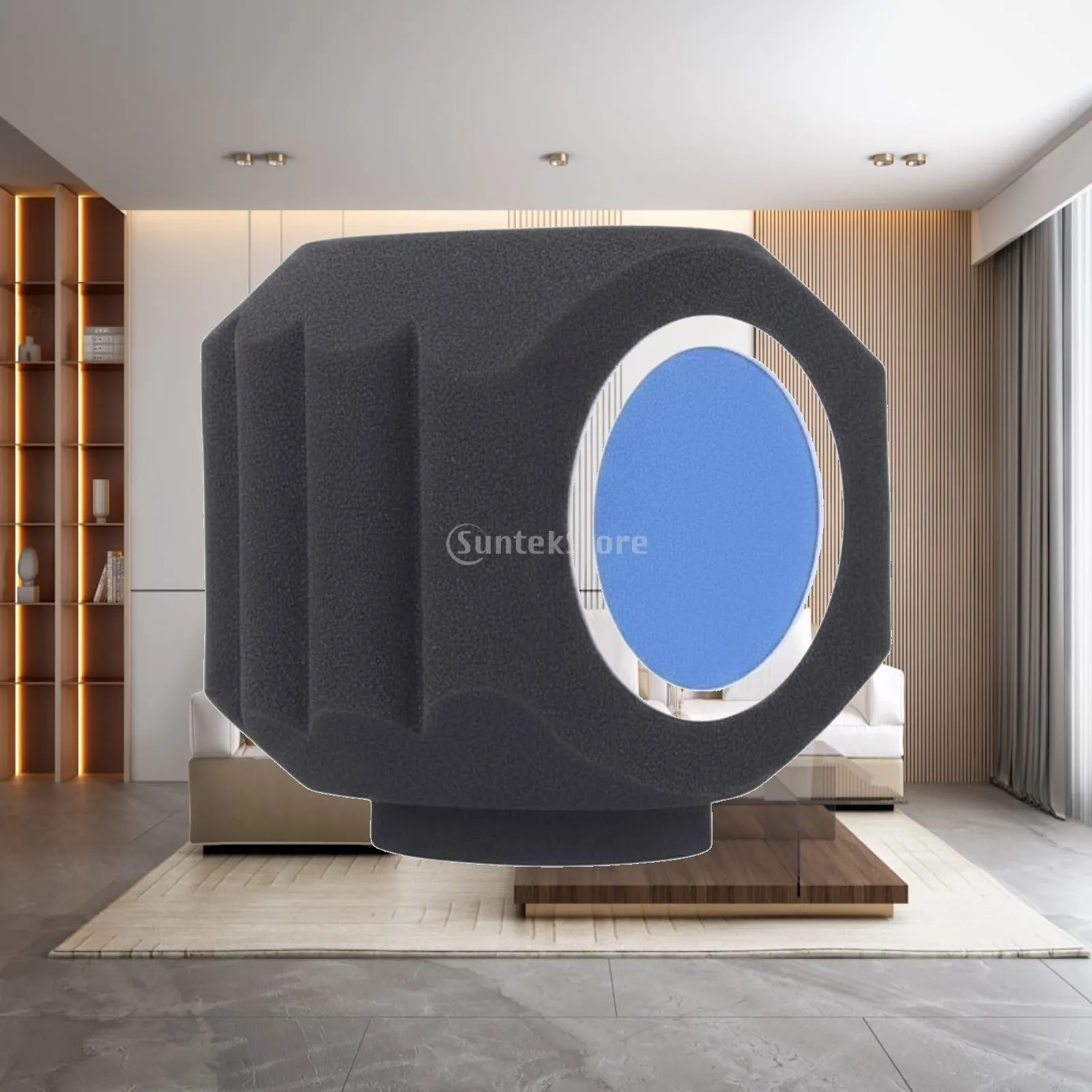 Studio Microphone Shield Quick Install Soundproofing Sponge for Pre Audio Amplifier and Home Studio Audio