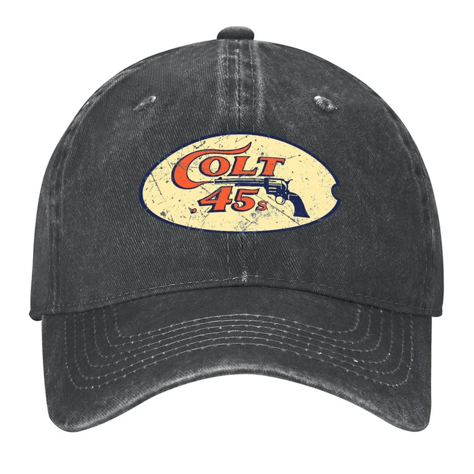 

Colt 45 Gun Houston Texas Baseball Cap Golf Hat Luxury Man Hat summer hat Golf Cap Caps Male Women's