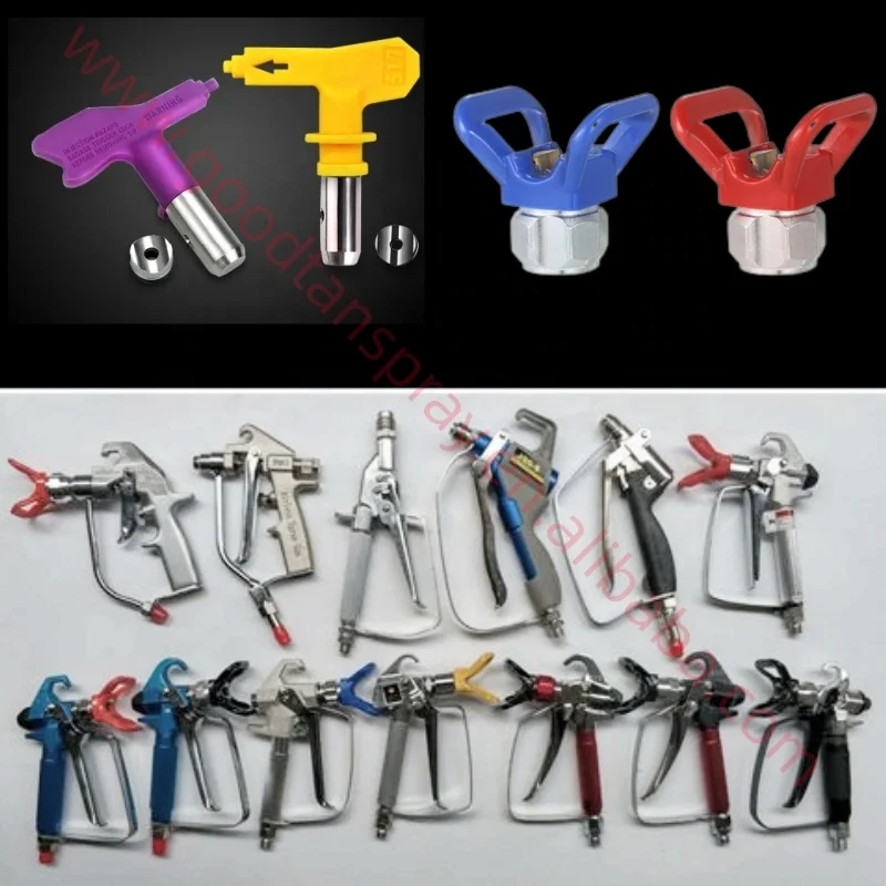 GOODTAN Silver Red Blue Airless G40 air Assisted Paint Spray Gun