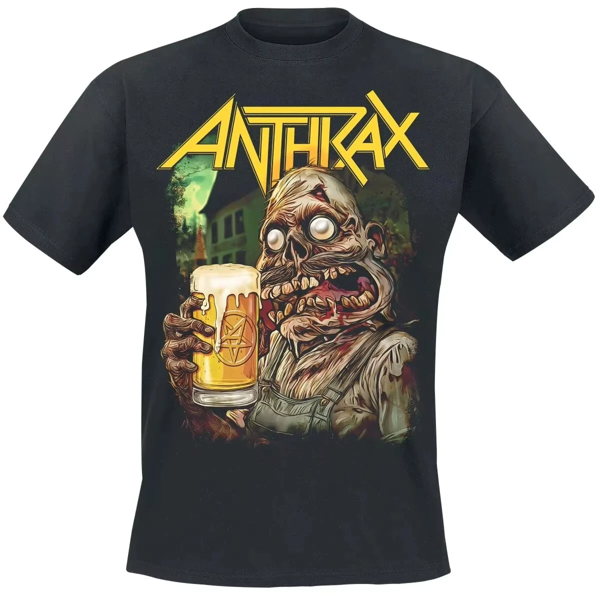 Nouveau T-shirt unisexe en coton imprimé Anthrax Persistence of Time 2026 pour fans de Thrash Metal – Décontracté pour hommes et femmes