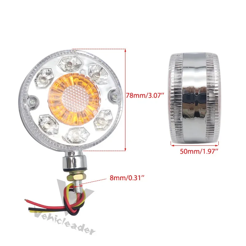 2pcs 24led Lights Side Marker Light 24V Turn Signal Tail Light Lamp for Trucks Cars Trailers Tractors Buses Boat Lamp Led Lights