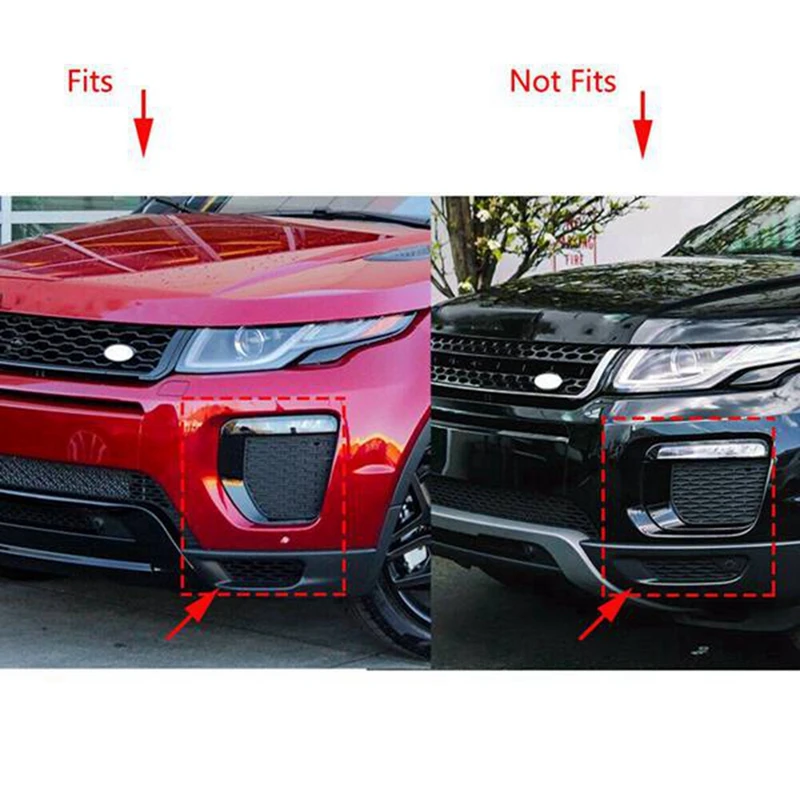 Car Front Bumper Insert Lower Side Grille For Range Rover Evoque Dynamic Premium 2016-2019