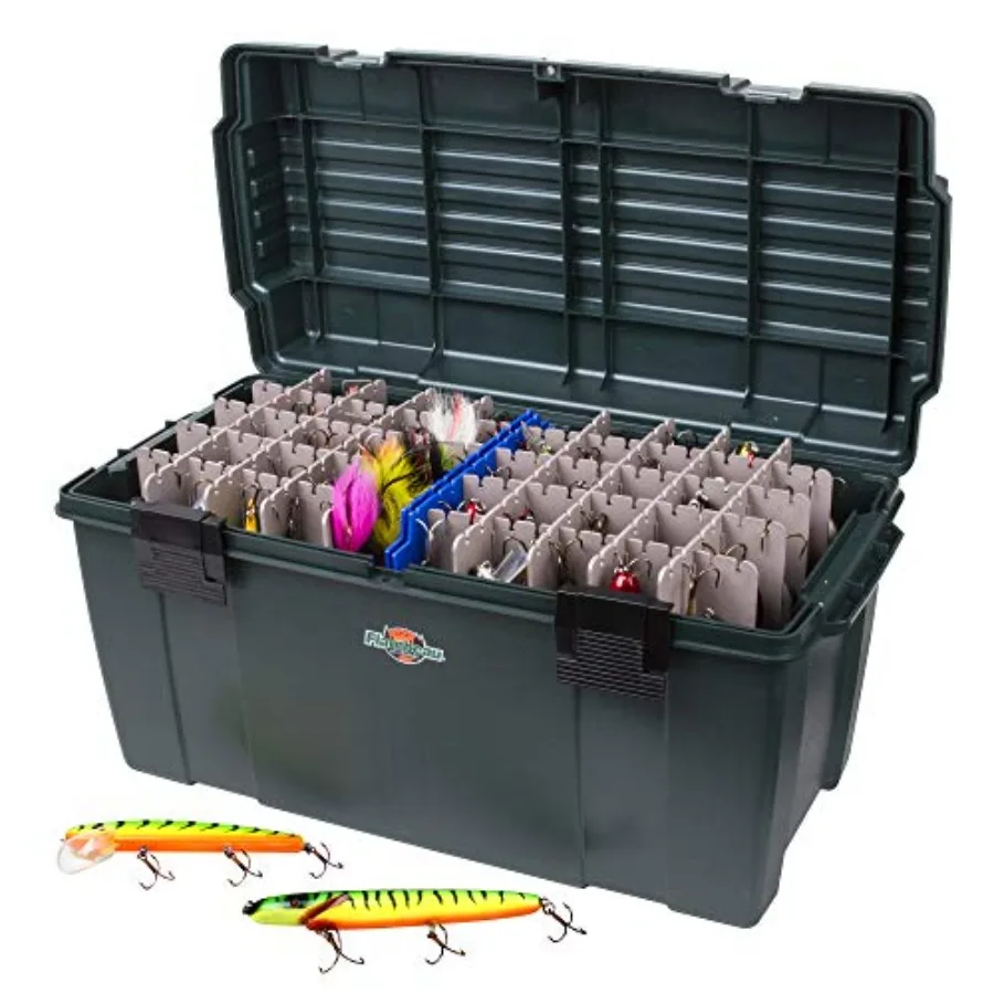 

Flambeau Outdoors 6127ZR Maximizer Large Lure Storage Box with Zerust Anti-Corrosion Technology Dry Box Deep Green