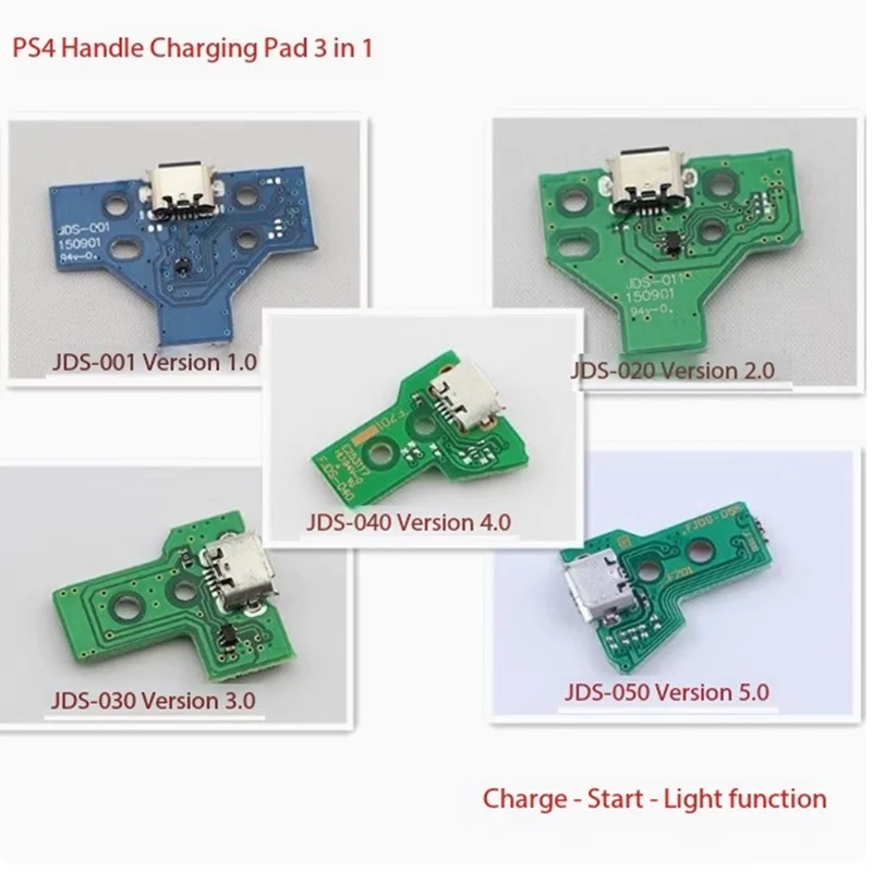1PCS PS4 handle charging interface motherboard charging board PS4 handle breathing lamp charging tail plug  esp32