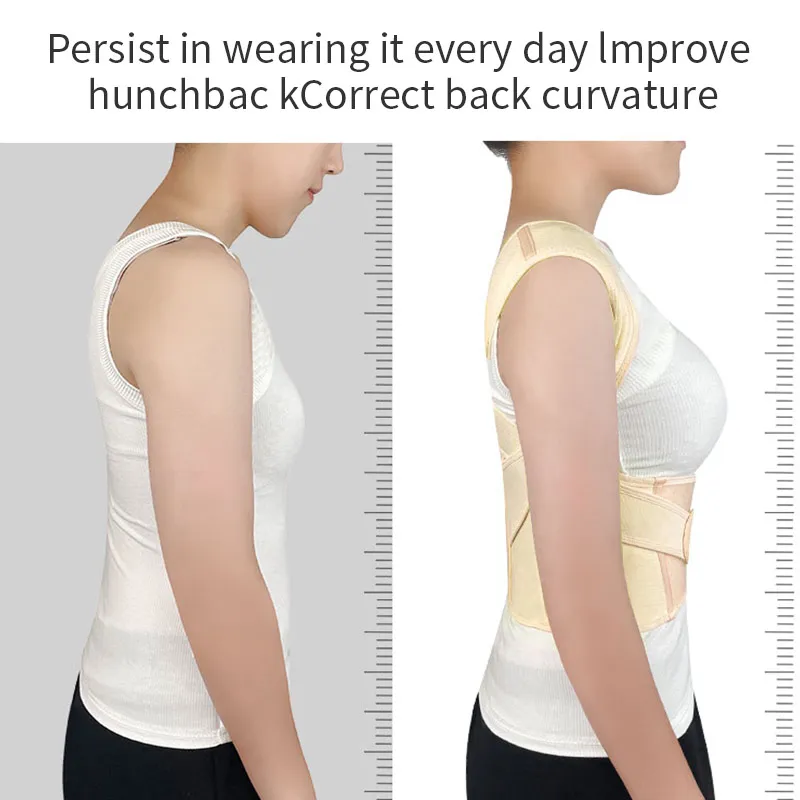 Posture Corrector Back Support Comfortable Back and Shoulder Brace for Men and Women Medical Device To Improve Bad Posture Belt