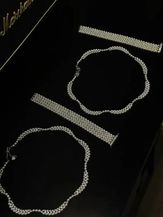 

Сертифицированное колье из серебра 925 пробы с блеском Aurrora из натурального жемчуга и кружевным ожерельем с бриллиантами из муассанита, роскошные ювелирные изделия для вечеринок