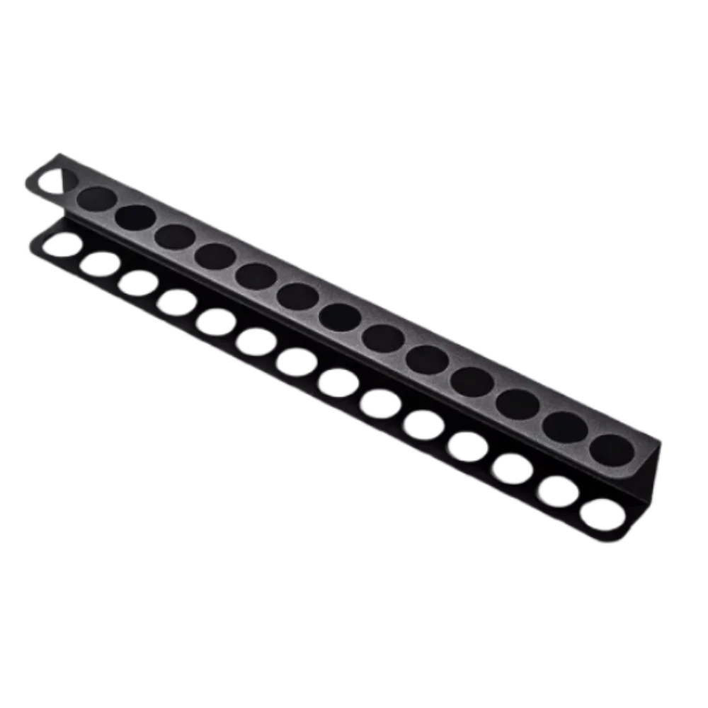 

Heavy Duty Screwdrivers Pliers Wall Rack Black 14/18/23 Holes Wall Mounted Pliers Holder Space Saving Sturdy Tool Storage Rack