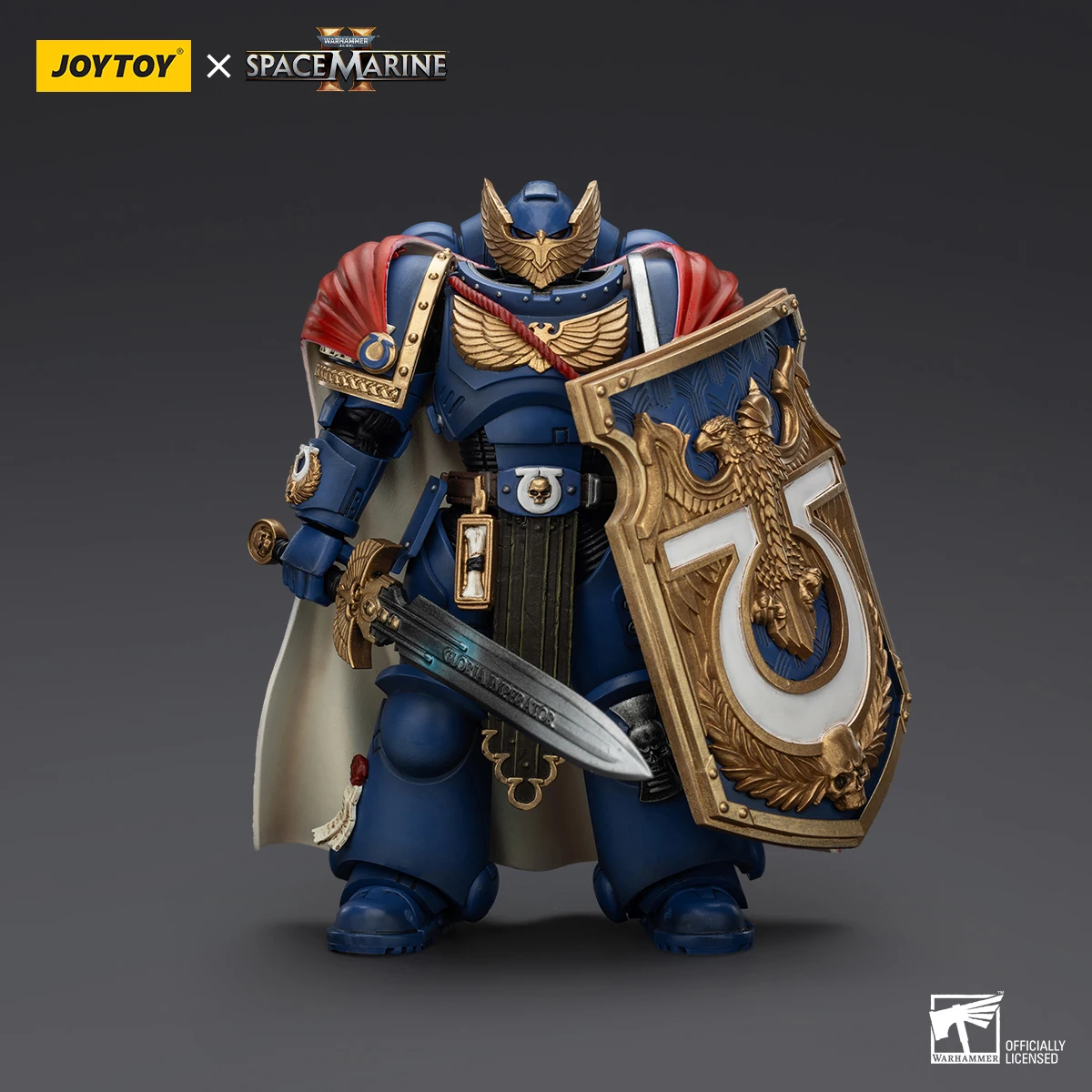 

JOYTOY Warhammer 40k Ultramarines Victrix Honour Guard With Storm Shield And Power Sword Action Figures Original Collection Doll