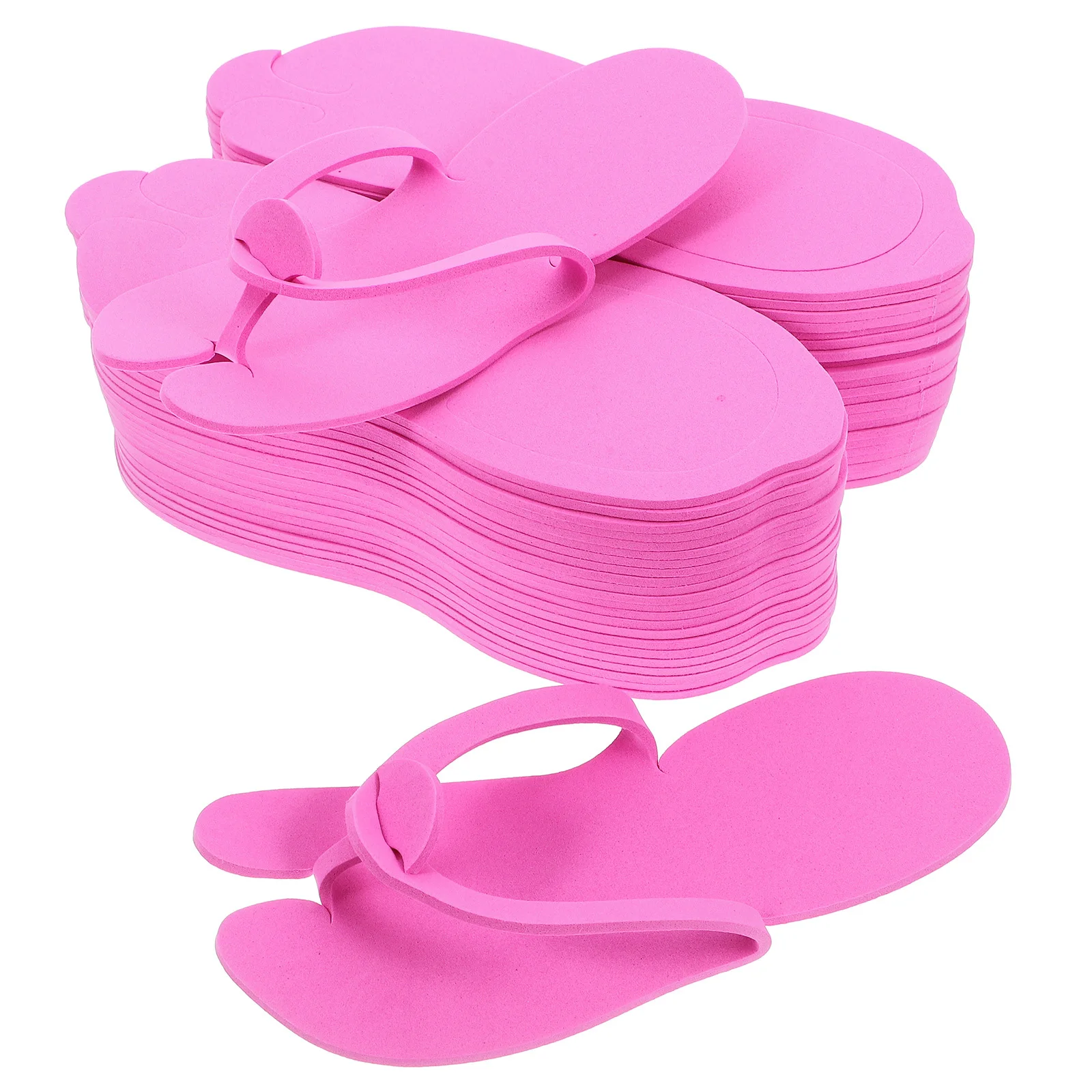 

24pcs Disposable Slippers For Travel Eva Guest Slippers Manicure Spa Shoes Hygienic Lightweight Non Slip For Hotel Home Bridal