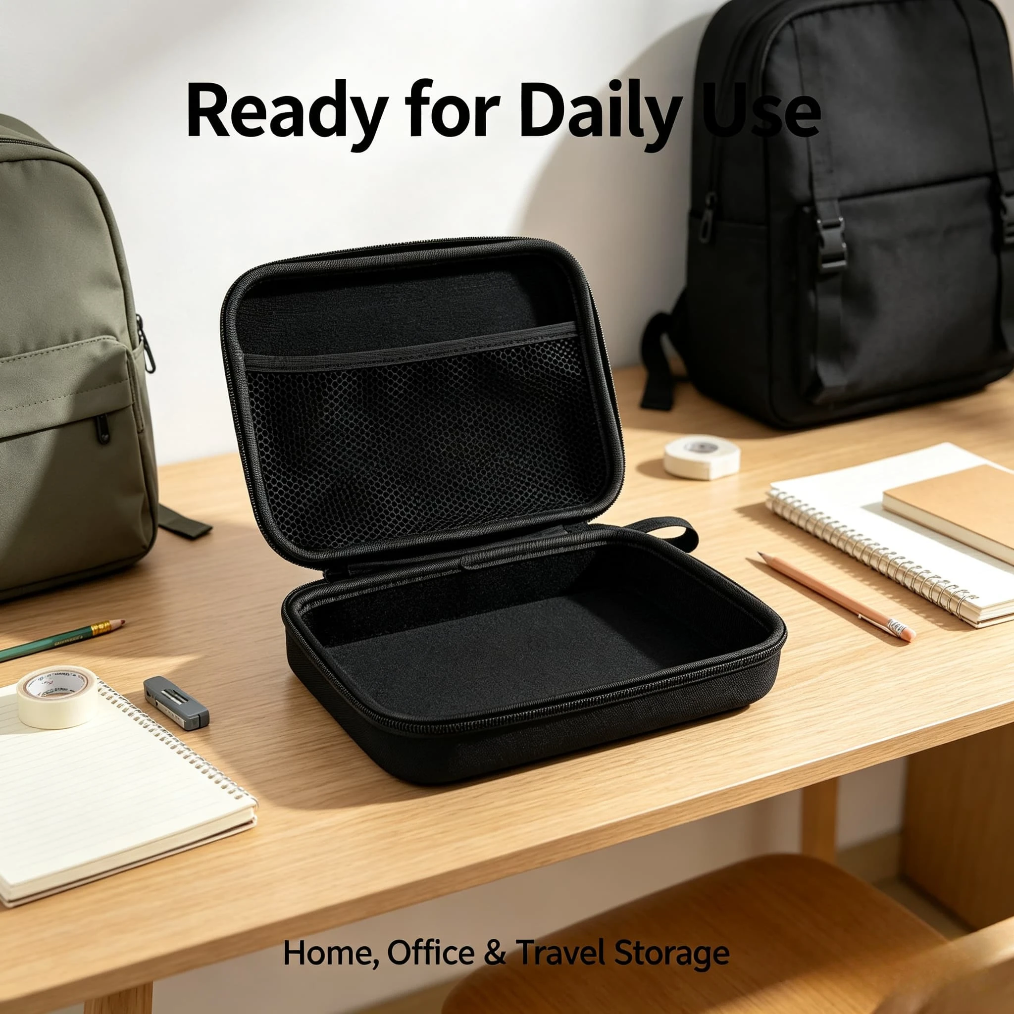 Hard EVA Tool Storage Case,Portable Small Tool Organizer Carrying Bag,Shockproof Compact Storage Pouch for Hand Repair Tools