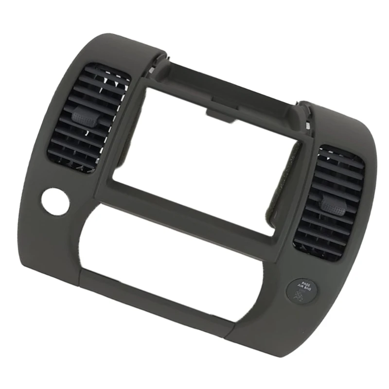 T3LF 68259-EA00C Dashboard Trim Panel Assembly with Two Adjustable Louvers, Center Equipment Opening, and Wide Lower Opening for
