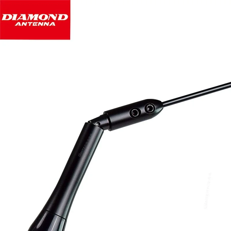 Japan Diamond Genuine AZ507FX UV Dual Segment Car Walkie-Talkie Antenna Black Top Soft 75cm
