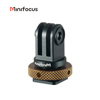 for Go Pro Accessories Tripod Monopod Mount Screw with 1/4'' Hot Shoe Adapter for Gopro Hero 11 10 4 5 6 7 8 9 DJI Action Camera