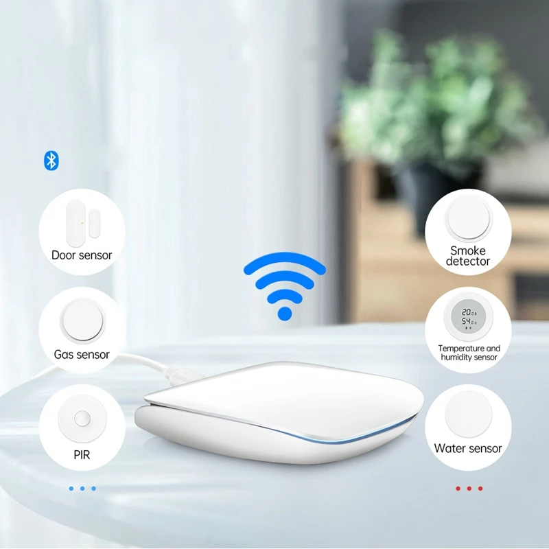 

Hub Multi-Model Smart Home Bridge Wireless Remote Controller Work For Alexa&Google Home