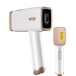 Laser Device with ice cooling function Replaceable Lens IPL Hair Removal Machine Dpilator for Body Face Bikini