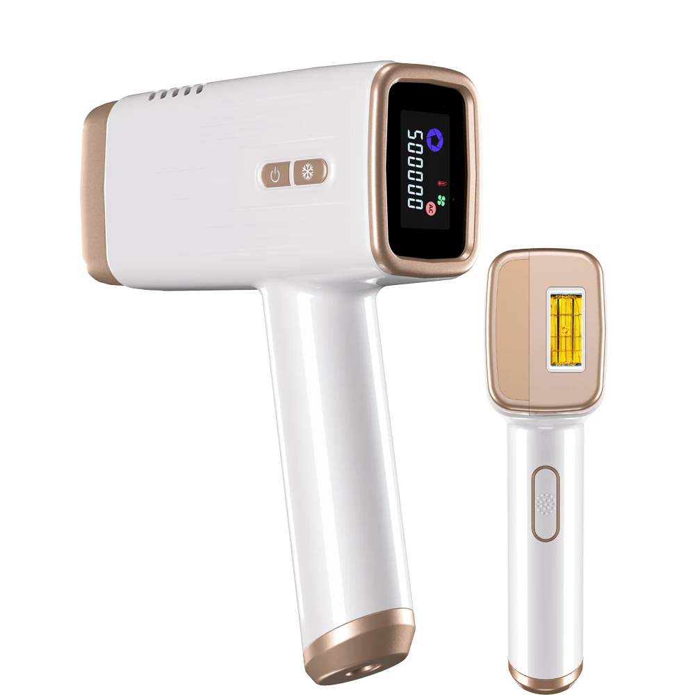 Laser Device with ice cooling function Replaceable Lens IPL Hair Removal Machine Dpilator for Body Face Bikini