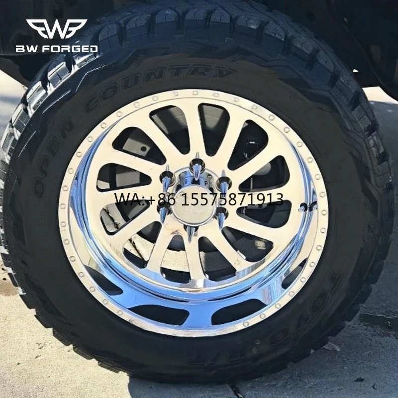 

Роскошные кованые диски Super Single с глубоким вылетом 22, 24, 26, 28 дюймов, 8x170, 8x180, хромированные, для пикапов и внедорожников