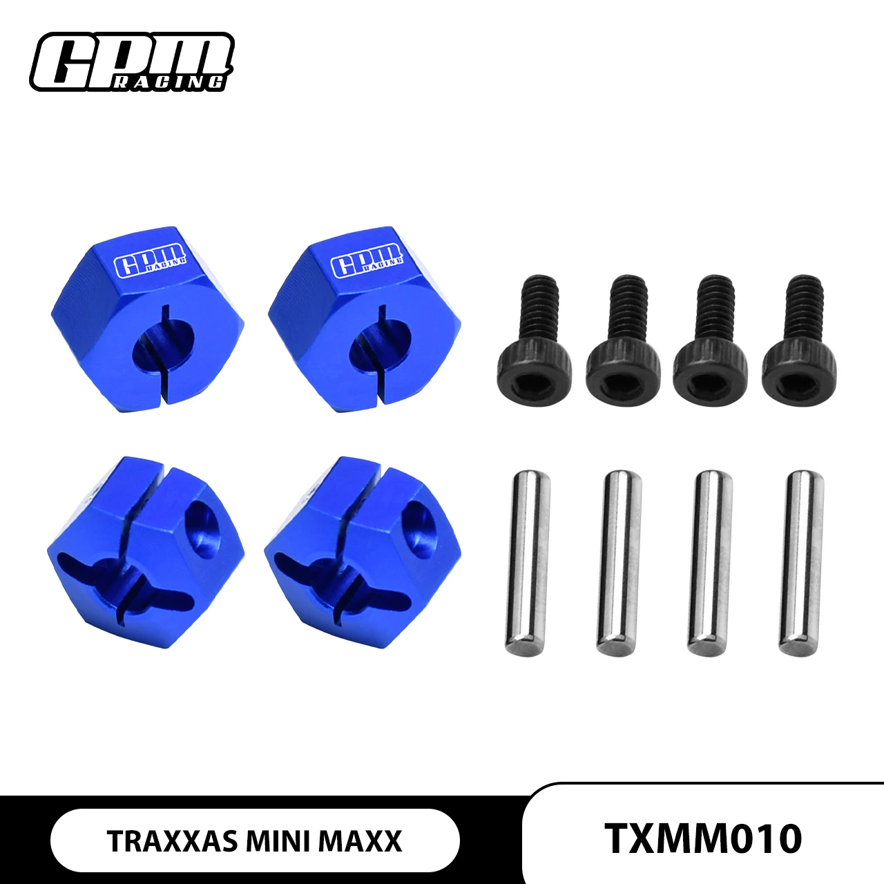 

GPM 7075 Alloy Front & Rear Clamp Type Wheel Hub 12mm For TRAXXAS Mini Maxx 3654