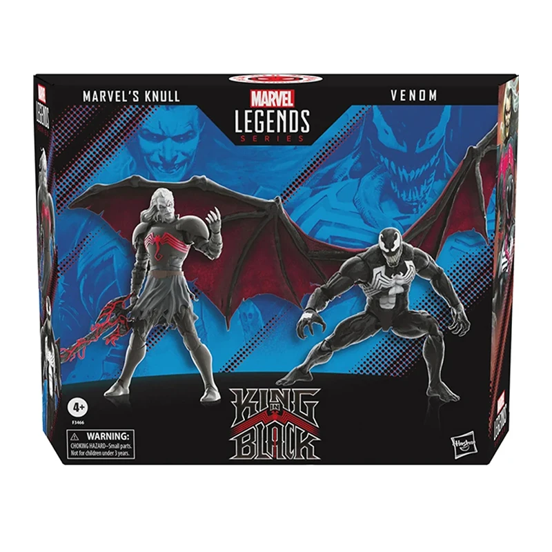 Hasbro Marvel Legends Series Spider-Man 60th Anniversary Marvel’s Knull and Venom 6-Inch Action Figures Can Be Sold Separately