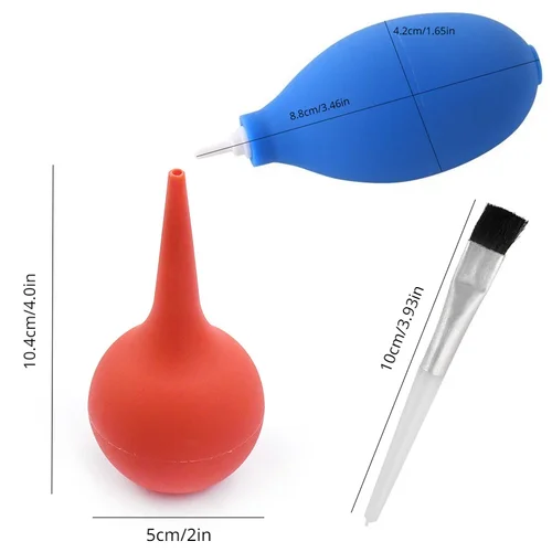 Imagen 2 del producto Bomba sopladora de aire para polvo de reloj, limpieza de goma, piezas de reloj de pulsera, cepillo limpiador, herramienta, traje de limpieza, herramienta de reparación de relojes, Kit de cuidado, 1/5/8 Uds.