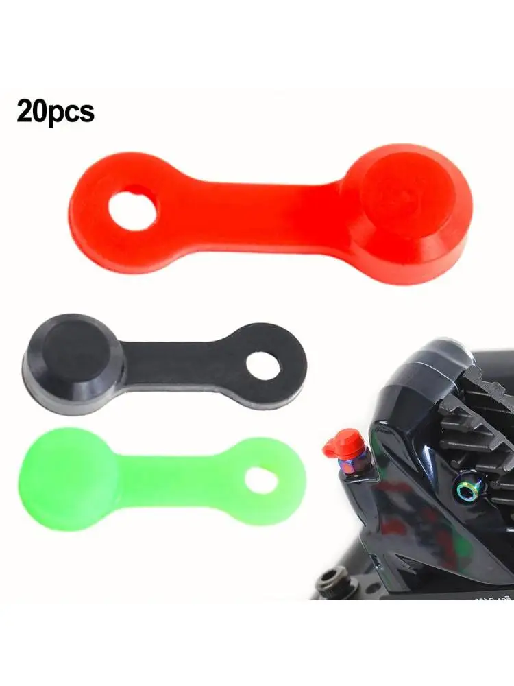 AliExpress 20Pc Bike Brake Bleed Nipple Carpet Cap Rubber Cap For Hydraulic Disc Brakes Bleeder Screw Protected Brake Accessorie 19x6.5x4mm