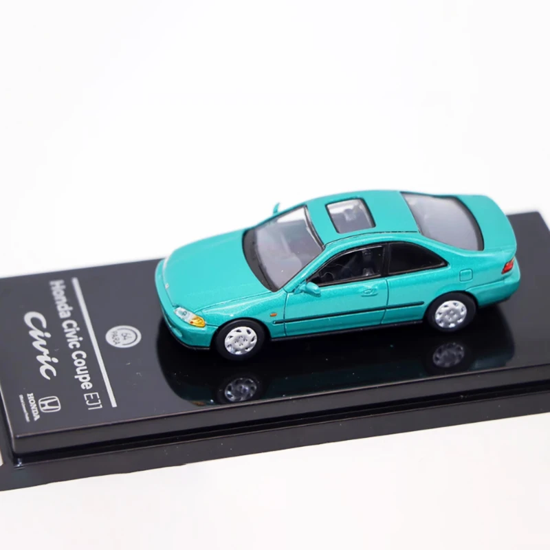 Modèle de voiture de sport classique en alliage moulé sous pression, échelle 1:64, Civic Coupe EJ1, produit fini, jouet de Simulation, modèle statique, ornement, 1995