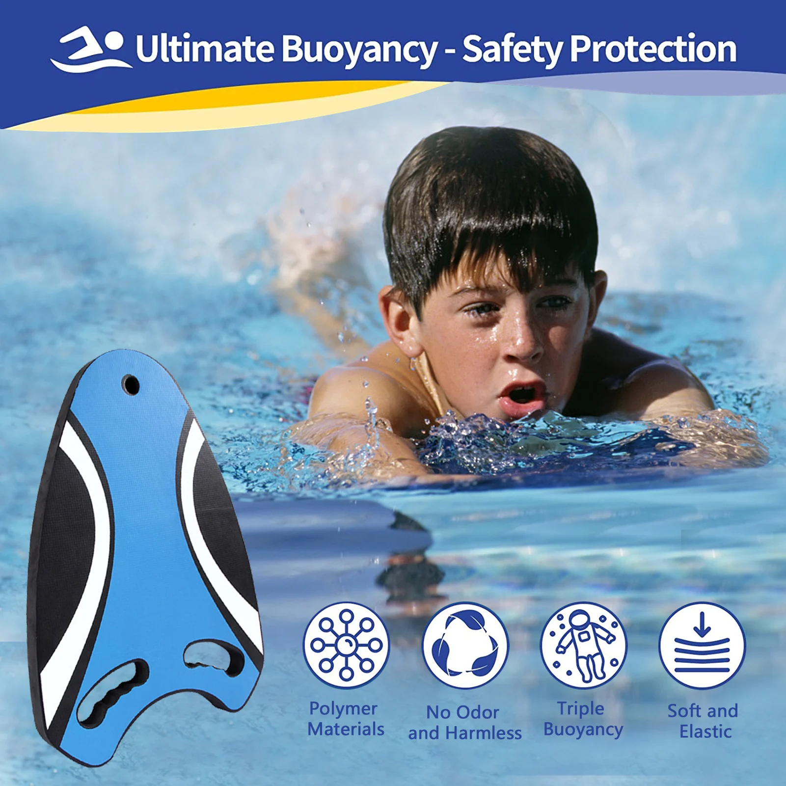 Swimming Kickboard Non-Irritating Training Swim Board For Adults Children Swimming Beginner Training Aid And Pool Exercise