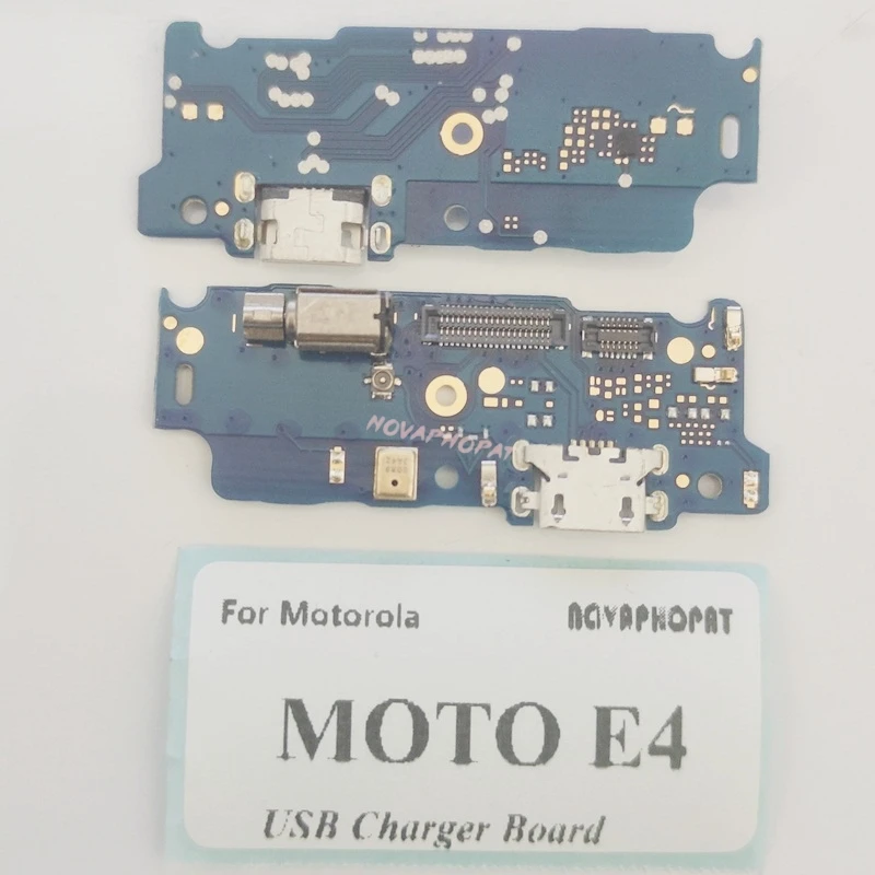 For Motorola Moto E4 XT1762 XT1763 USB Dock Charger Port Plug Jack Microphone MIC Charging Vibrator Motor Board