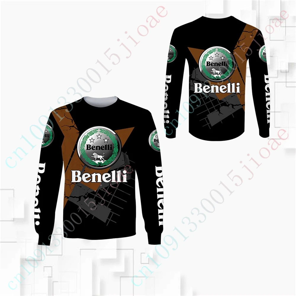 

Benelli T Shirt For Men Women Unisex Clothing Luxury O Neck Long Sleeve Anime Sweatshirt Casual Oversized T-shirt Custom Logo