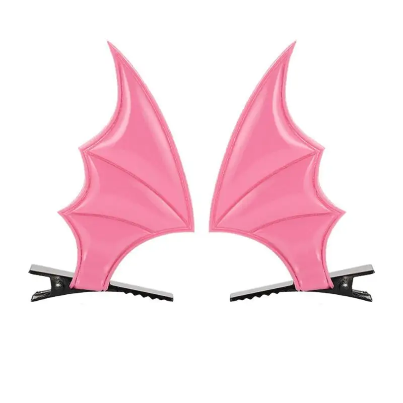 Halloween Bat Wings Shape Hairpin Gothic Kids Female Clip Punk Hair Clip For Haunted House Party Masquerade Ghost Festival Decor