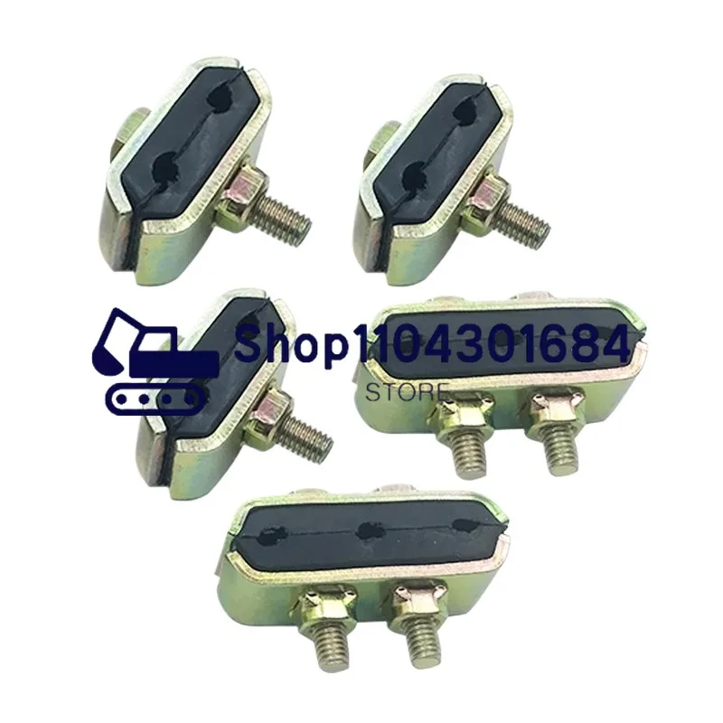 Excavator for Komatsu Kobelco Hitachi Daewoo Sumitomo Yanmar Sany XCMG Kato Diesel Fuel Pipe High-pressure Oil Pipe Clamp Clip