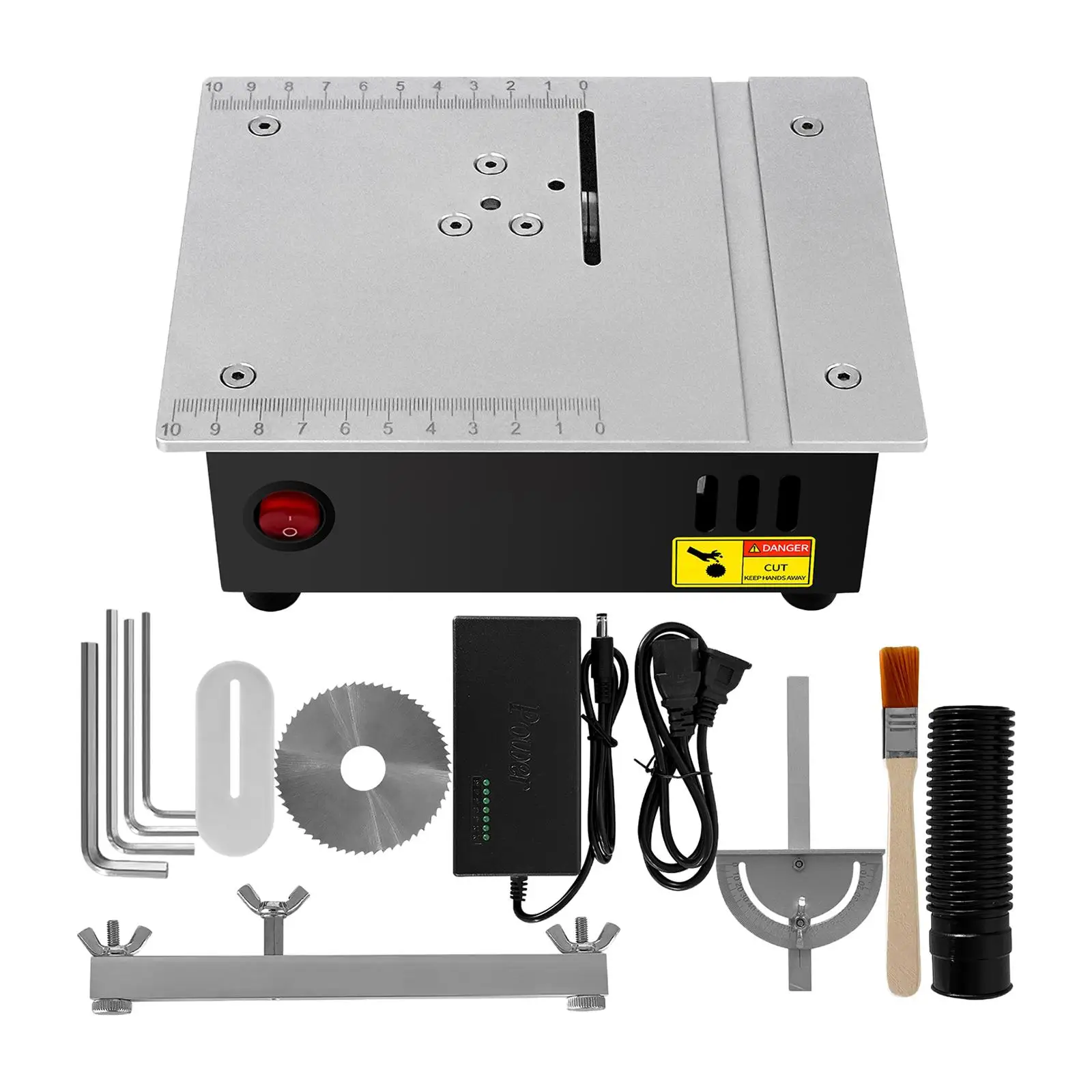 Mini Desktop Electric Saw Model Cutter Machine, Carpintaria portátil, Electric Saw para Metal Crafts Madeira Miniaturas, alumínio