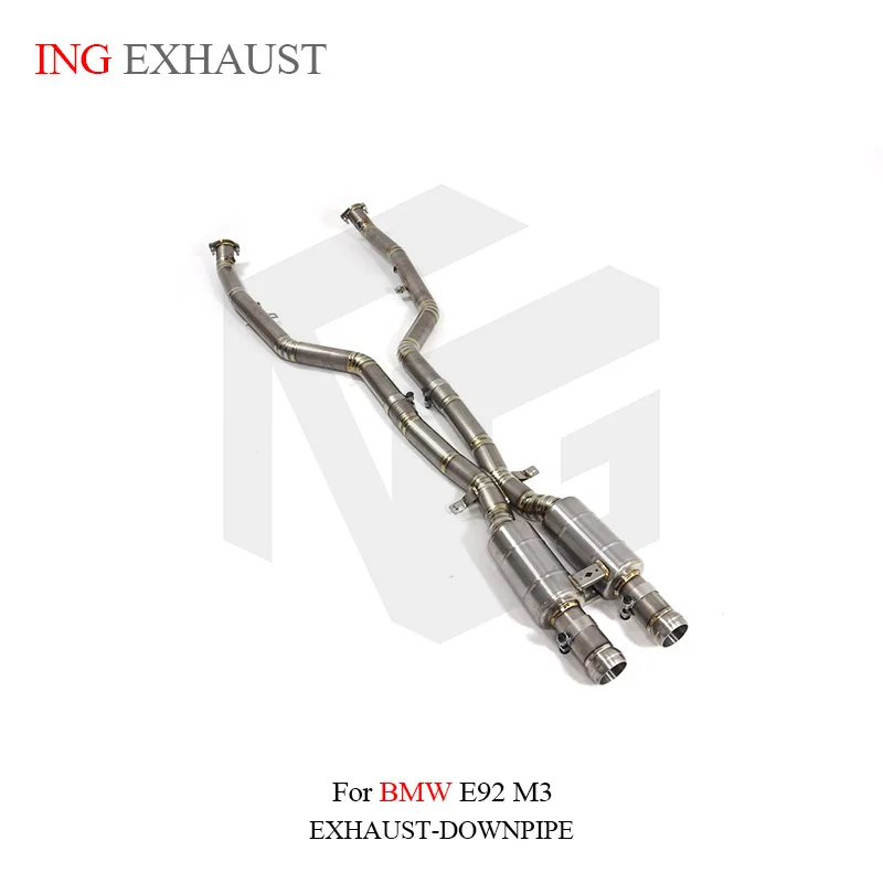 

ING Performance Titanium Alloy Primitive Catback Part Front Pipe for BMW E92 M3 V8 4.0T Auto Tube Accessories Exhaust System