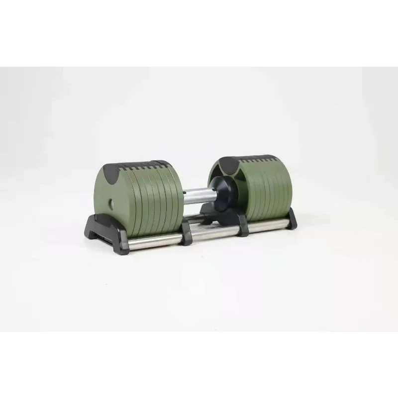 Hot Fitness Commercial Dumbbells Adjustable Dumbbell Set High Quality Steel Material for Strength Training New Arrival 24kg