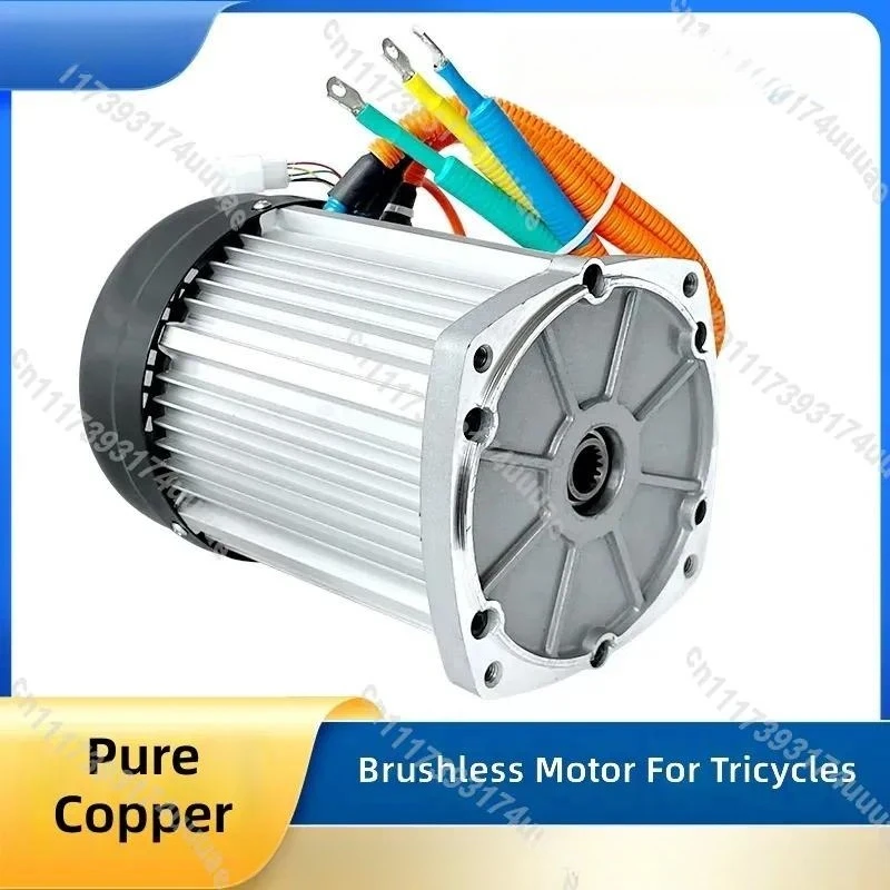 For Electric Tricycle 72V High Speed Motor Water Battery High Power Four Wheel Modified DC Brushless 1500W 1800W