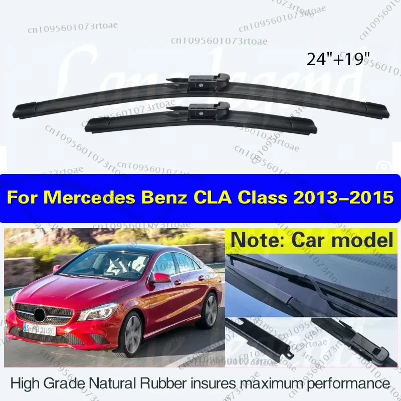

For Mercedes Benz CLA Class 2013 2014 2015 Front Wiper Blades Windscreen Rain Brush CLA180 CLA200 CLA220 CLA250 CLA45 AMG 24"19"