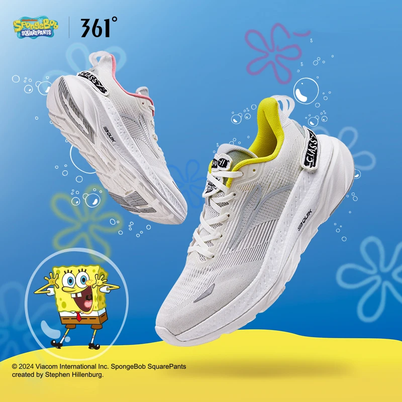 361 Degrees Men Running Shoes Summer Breathable Mesh Lightweight Cushioning Racing Soft Sole Male Sneakers 672412214F