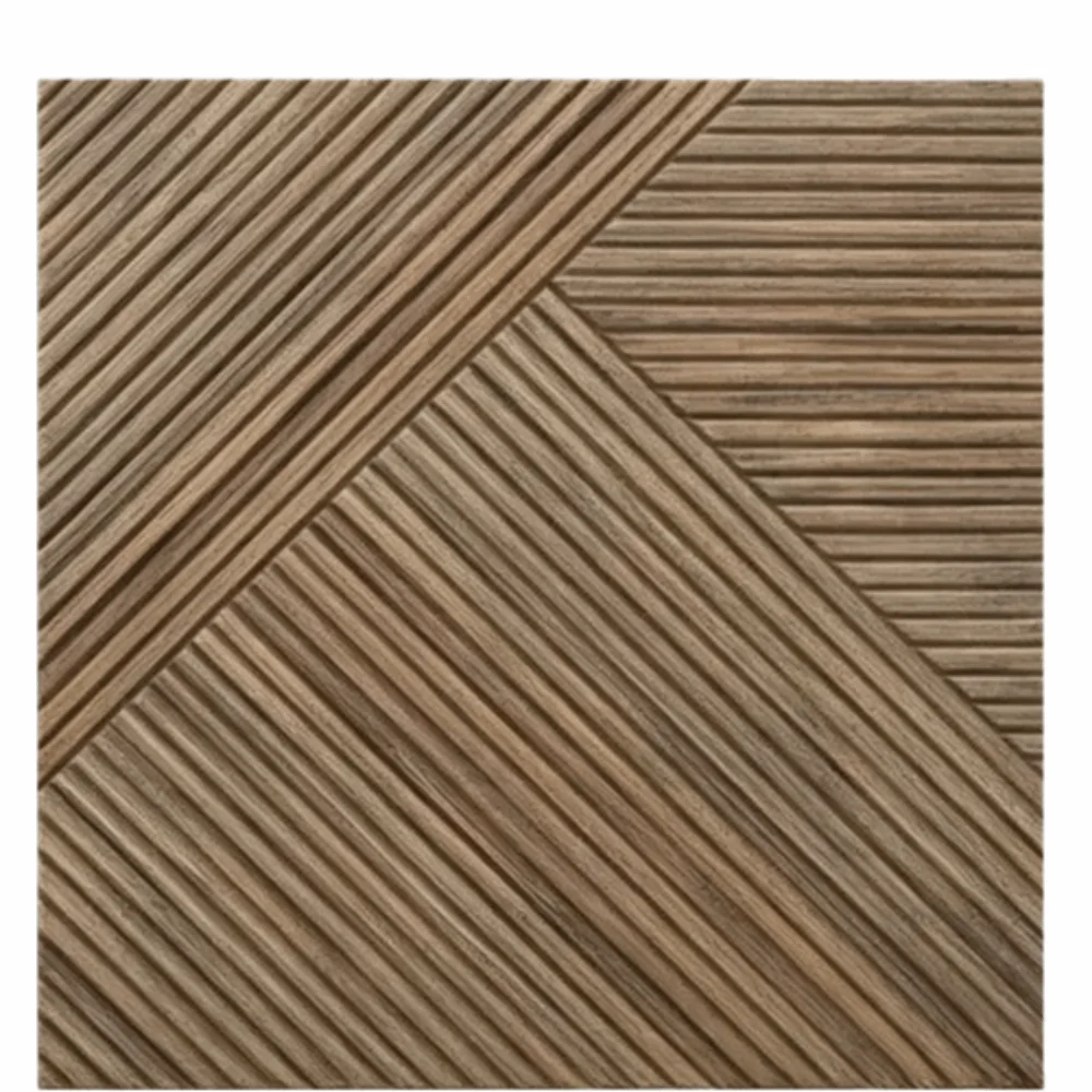 3D Wood Grain Acoustic Panels Polyester Fiber Peel And Stick Sound Absorbing Panels Noise Reduction Self-Adhesive