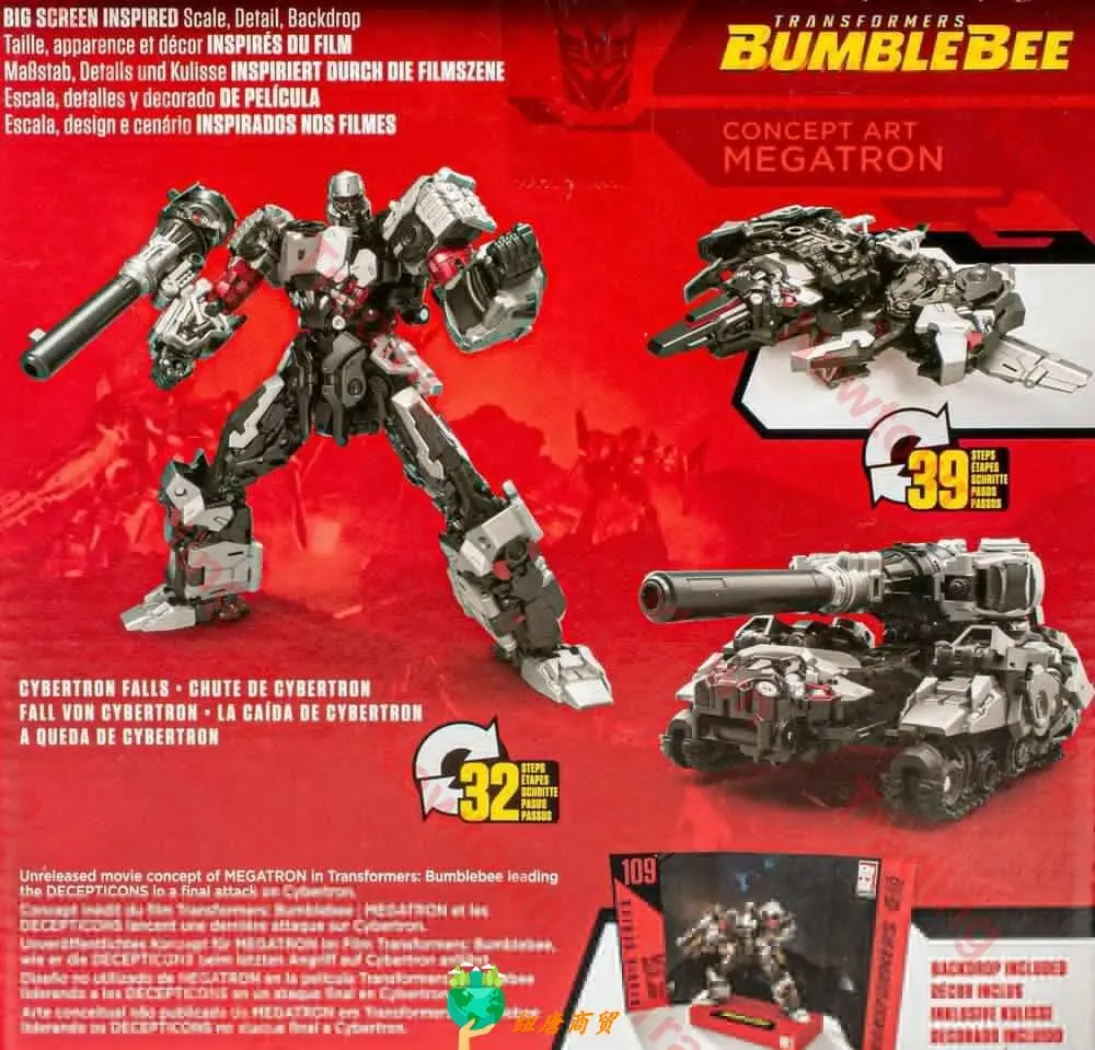 ของเล่นแปลงร่าง 24 ชั่วโมง ทรานส์ฟอร์มเมอร์ส ซีรีส์ 109 ลีดเดอร์ คอนเซ็ปต์อาร์ต เมกะทรอน TF6 โมเดลฟิกเกอร์แอคชั่น