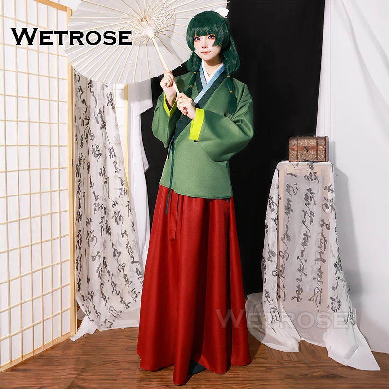 【Wetrose】In Stock Maomao Cosplay Costume Jinshi Mao mao Ancient Chinese Style Dress Apothecary Diaries Kusuriya Hitorigoto Wig