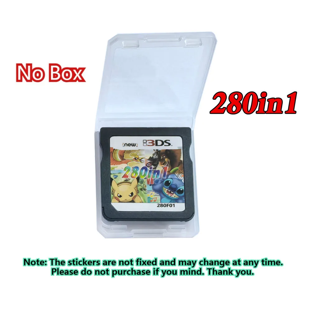 4300-in-1 Kompilation DS NDS 3DS 3DS NDSL Spielkassette Videospiel-Handheld-Player (R4-Karte) 23in1/208in1/280in1/482/486