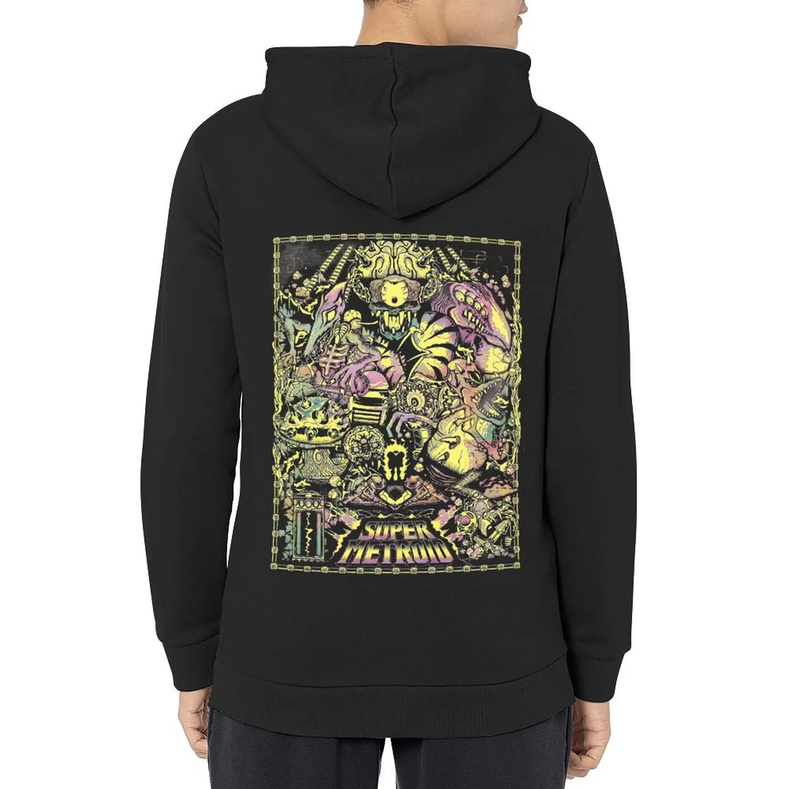 

Super Metroid Legacy - Type A Hoodie japanese style hooded shirt korean style clothes autumn clothes big size hoodie
