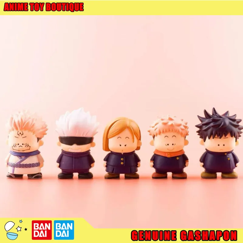 Bandai Genuine Jujutsu Kaisen Action Figure Itadori Yuji Gojo Megumi Ryomen Sukuna Gashapon Character Bell Pendant Original