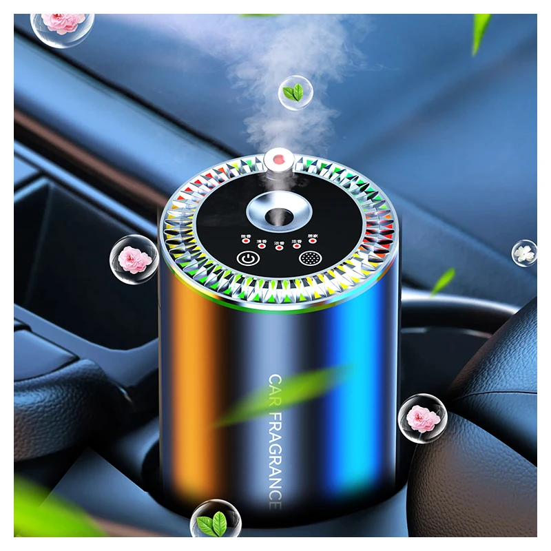 Vehicle Humidifier  Portable 50ml Alloy Smart Fragrance Diffuser C-type Car Essential Oil Diffuser Home air Freshener